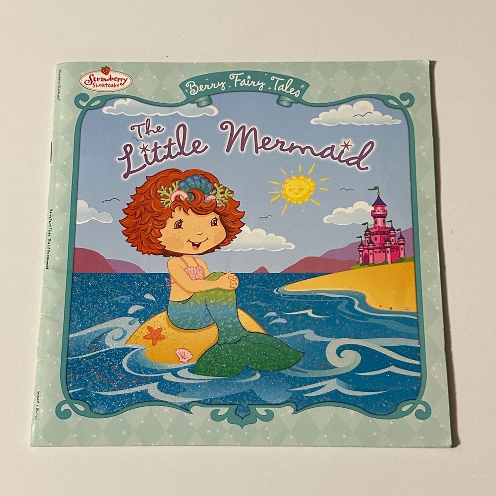 Vintage 2006 Strawberry Shortcake Berry Fairy Tales Little Mermaid Book SoftCove
